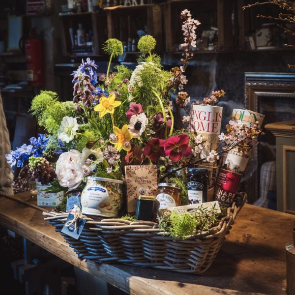 cestas con flores